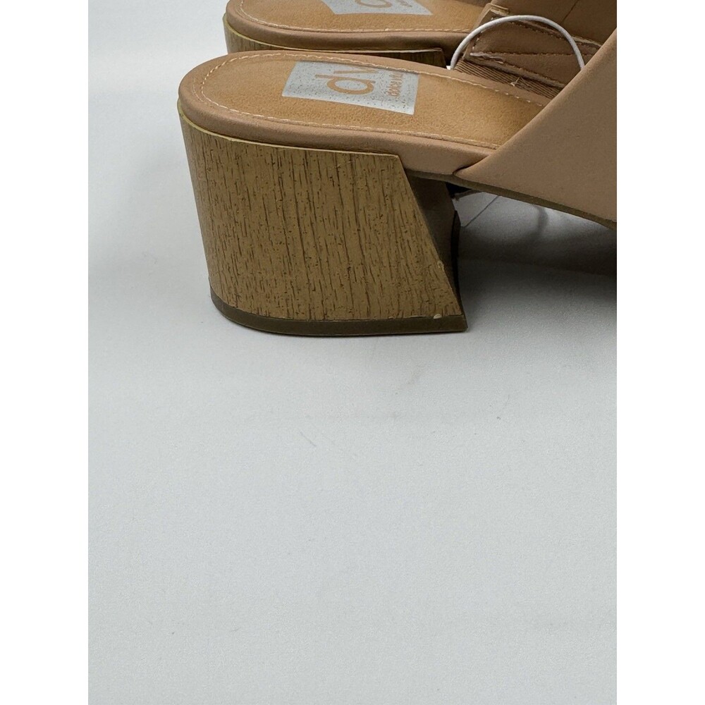 New Dolce Vita Sharona Women’s Dual Straps with Block Heel Sandals Cafe Size 9 - Picture 6 of 14